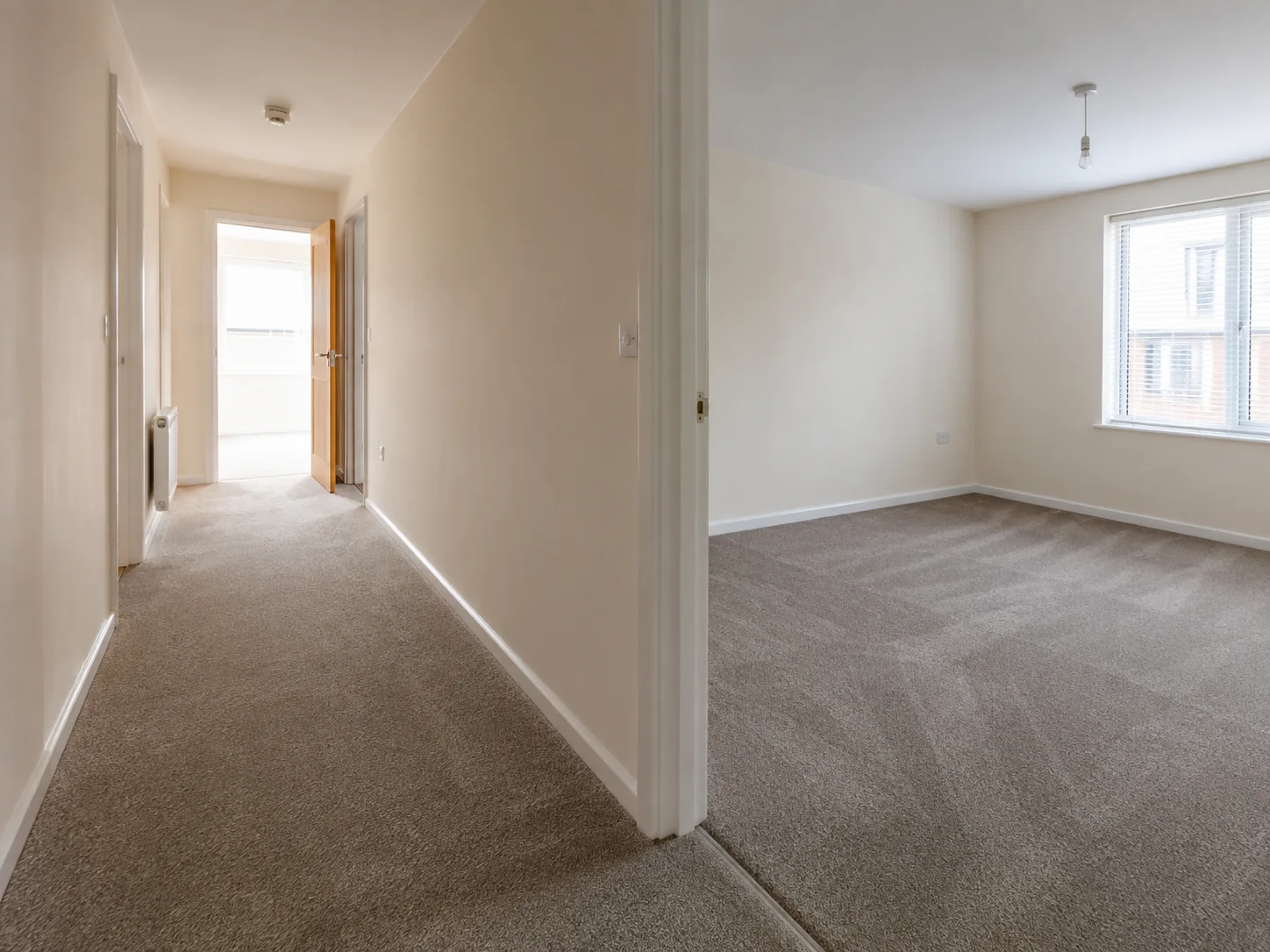 Void flat ready for a new tenant, floors gleaming